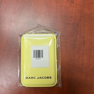 Marc Jacobs Lemon Yellow Phone Card Case
